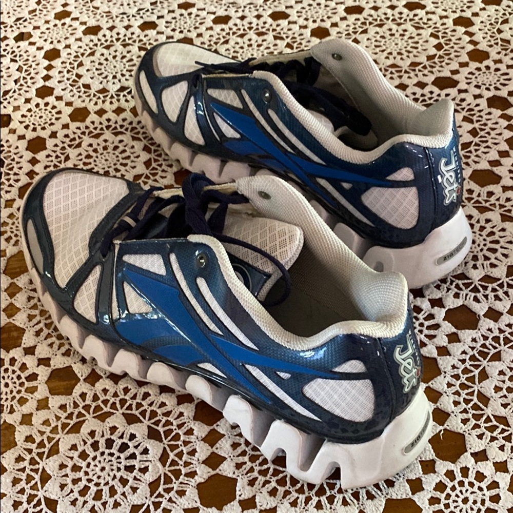 Reebok NHL Winnipeg Jets Athletic Shoes - Blue and White
